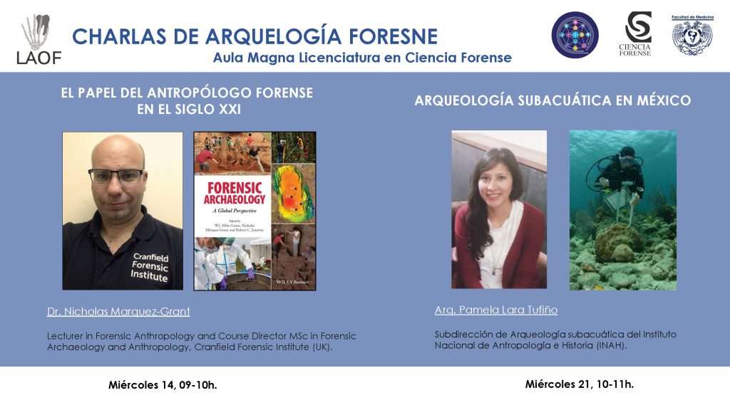 Invitación a las conferencias El papel del antropólogo forense en el