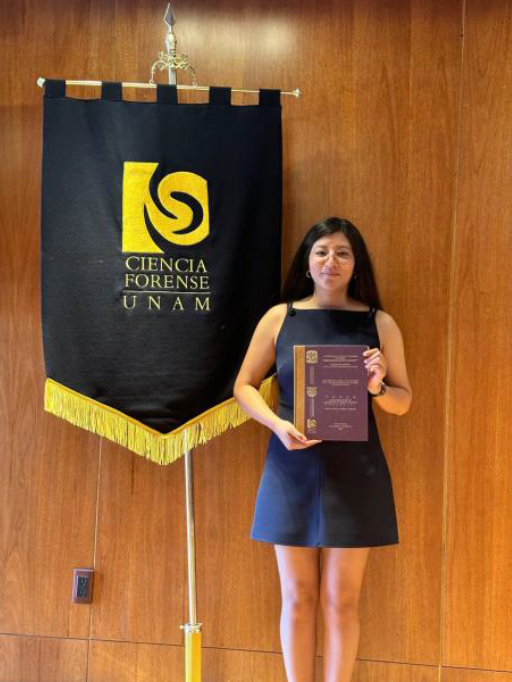 Sofía Avelino se recibe como Licenciada en Ciencia Forense